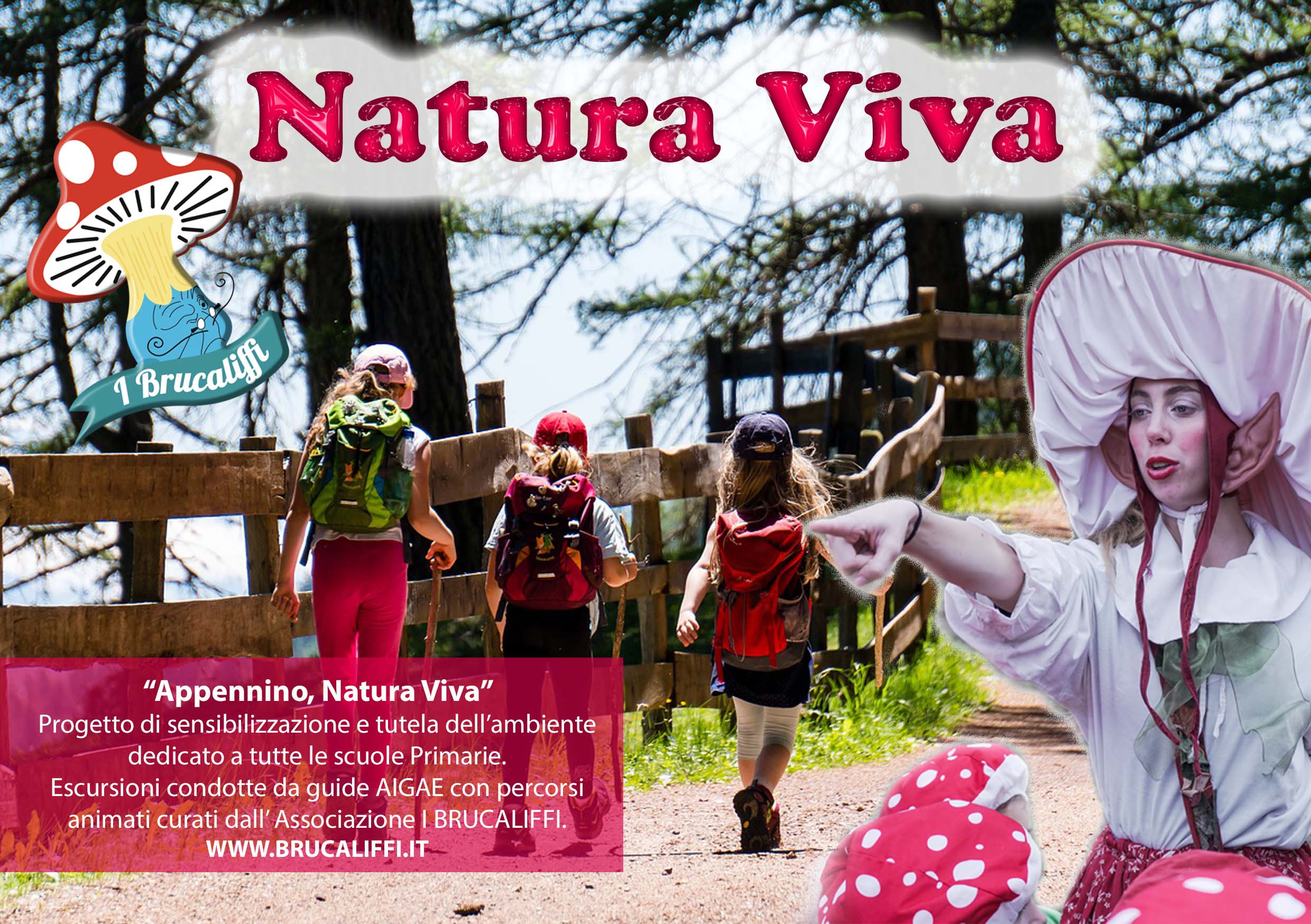 Natura Viva, progetto di tutela e valorizzazione dell'ambiente, per scuole primarie nell'appennino Emiliano.